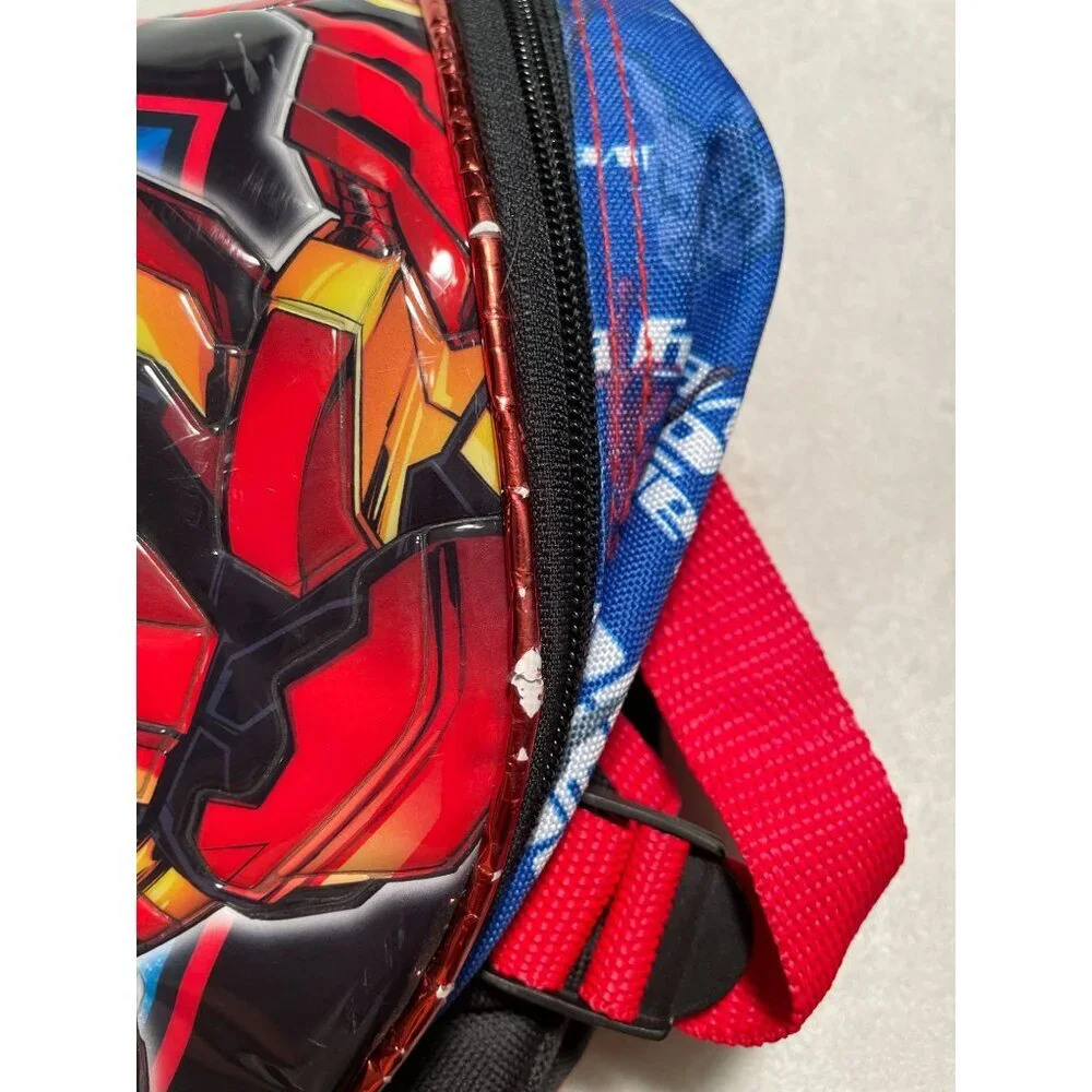 Marvel Avengers Superhero Backpack With Iron Man Hulk & Captain America For Kids