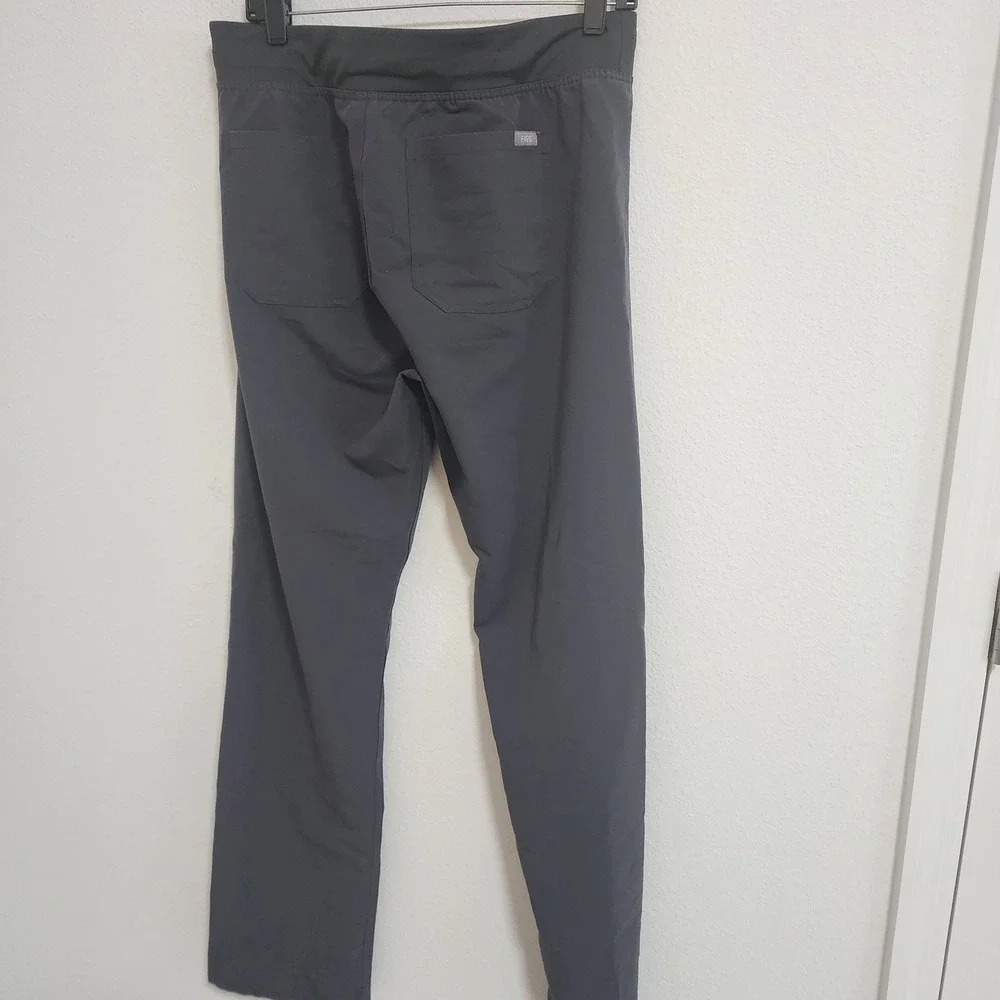 Figs Technical Collection‎ Pants Mens Medium Gray Straight Leg Drawstring Scrub