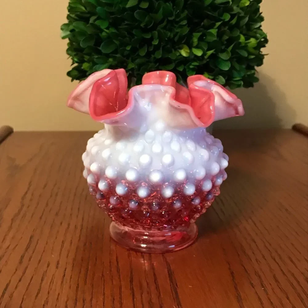Fenton vintage cranberry