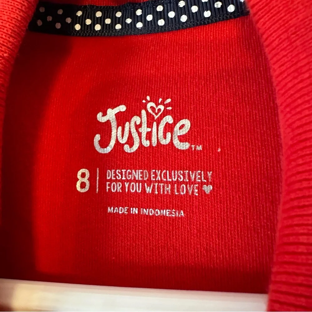 Justice red long
