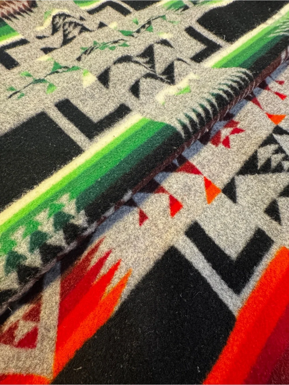 Vintage Pendleton Beaver State Wool Blend Blanket Native 71” x 59”