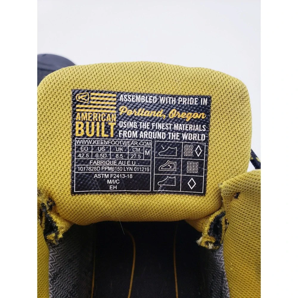 Keen Utility Men's Logandale Waterproof Steel Toe Work Boot Size 9.5 D