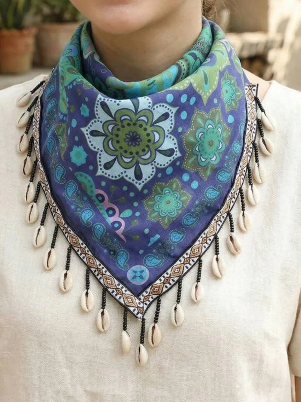 Anthropologie vibrant paisley