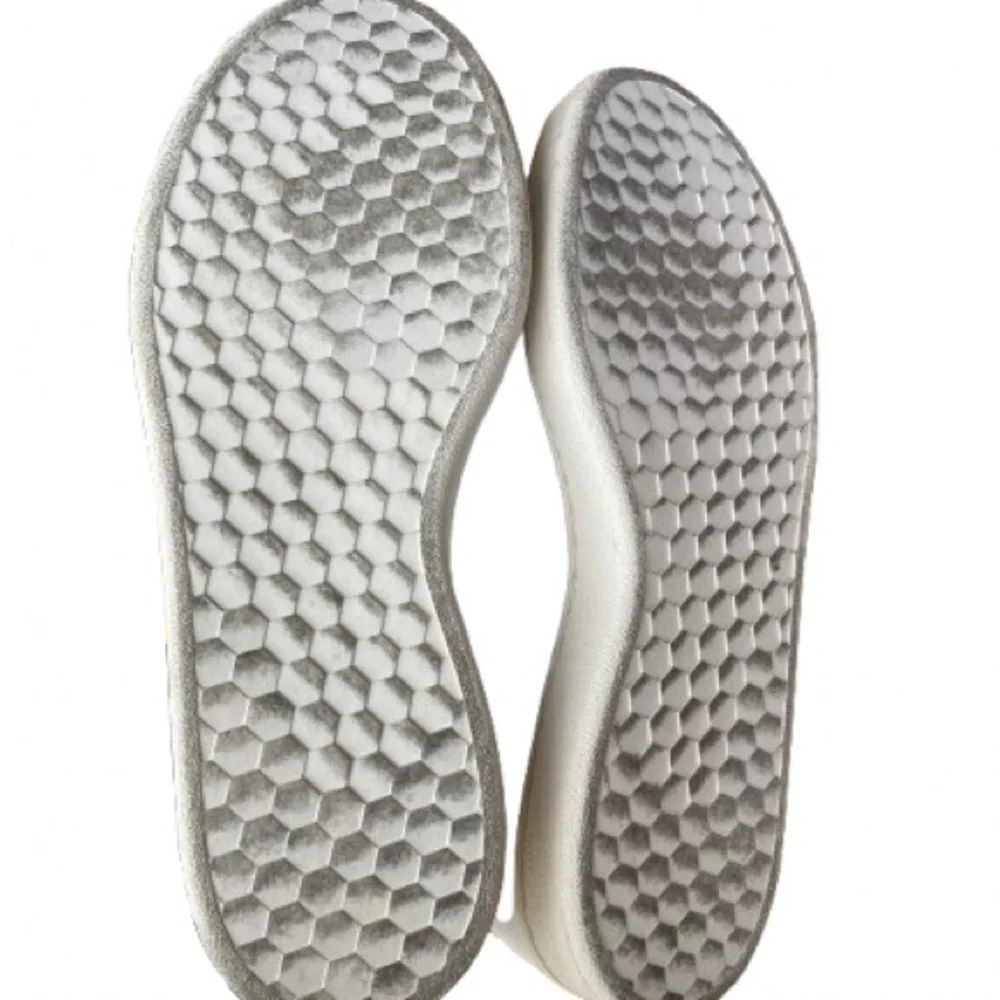 Adidas White Sneakers w/ Cheetah Print Heel & Cloudfoam Comfort Women’s 11