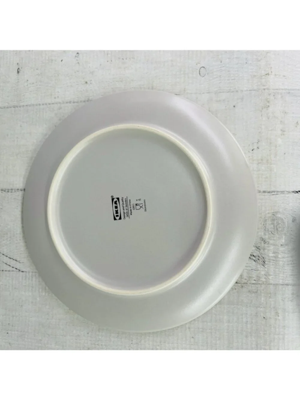 Ikea of Sweden 12011 GRAY Matte Solid Stoneware 8