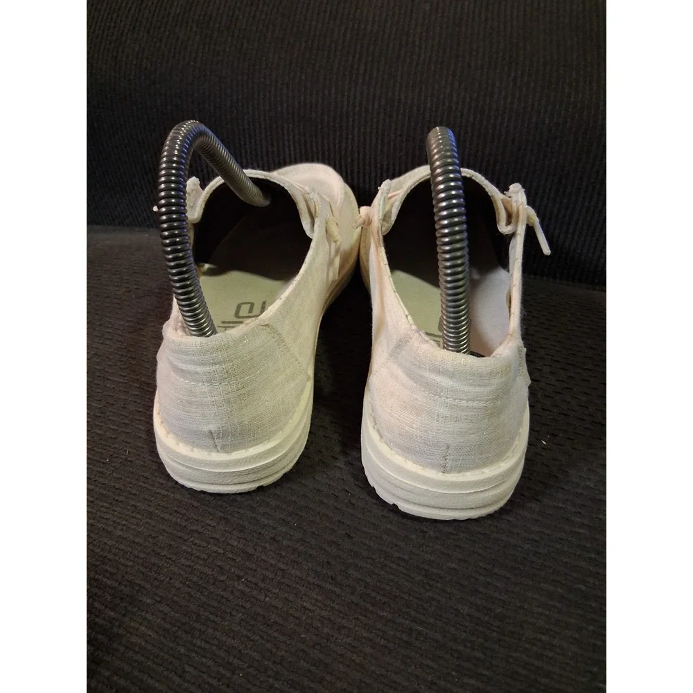 Hey Dude Wendy‎ Sparkling Gold Women's Size 5 Shoes