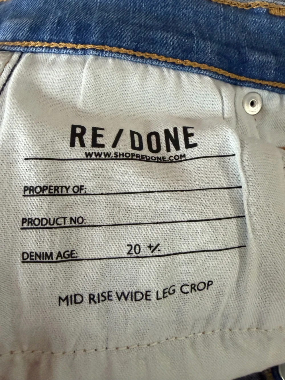 Re/Done vintage inspired