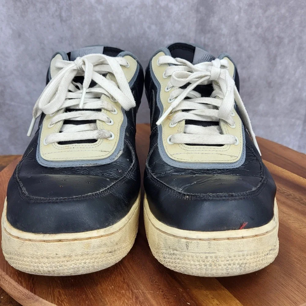 Nike Air Force 1 LV8 Sneakers Mens 13 Black Pure Platinum Lace Up Shoes Platinum