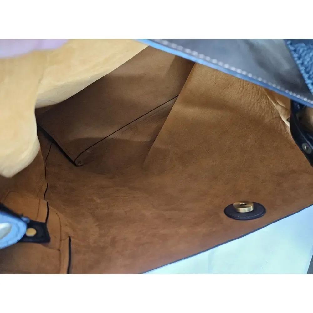 Noatd Brown Leather Shoulder Bag Boho