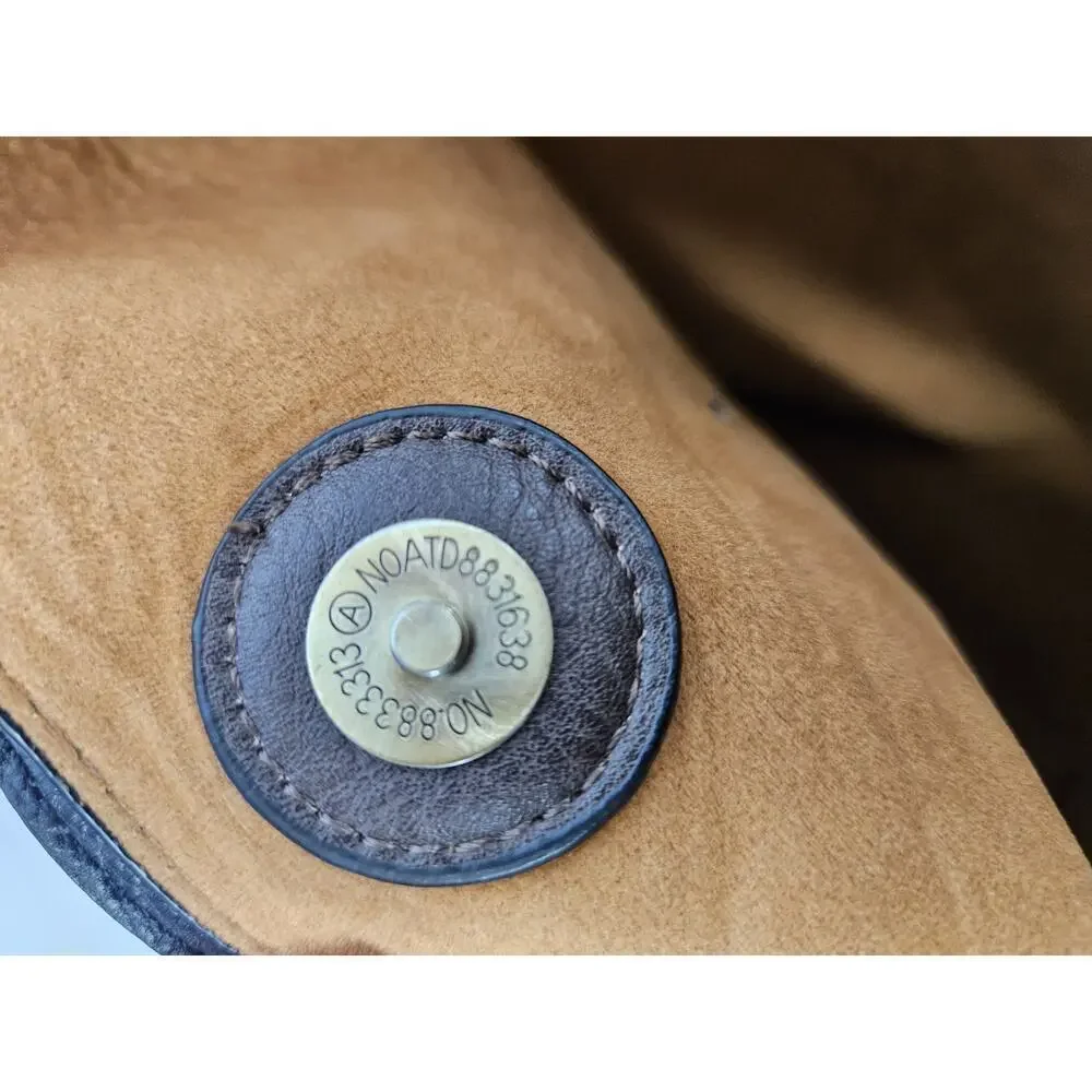 Noatd Brown Leather Shoulder Bag Boho