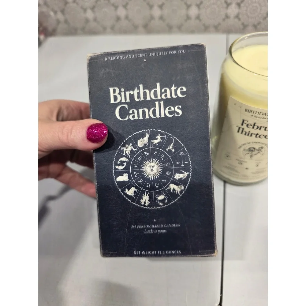 Birthdate Candles February Thirteenth‎ Aquarius Zodiac Astrology Scented Candle