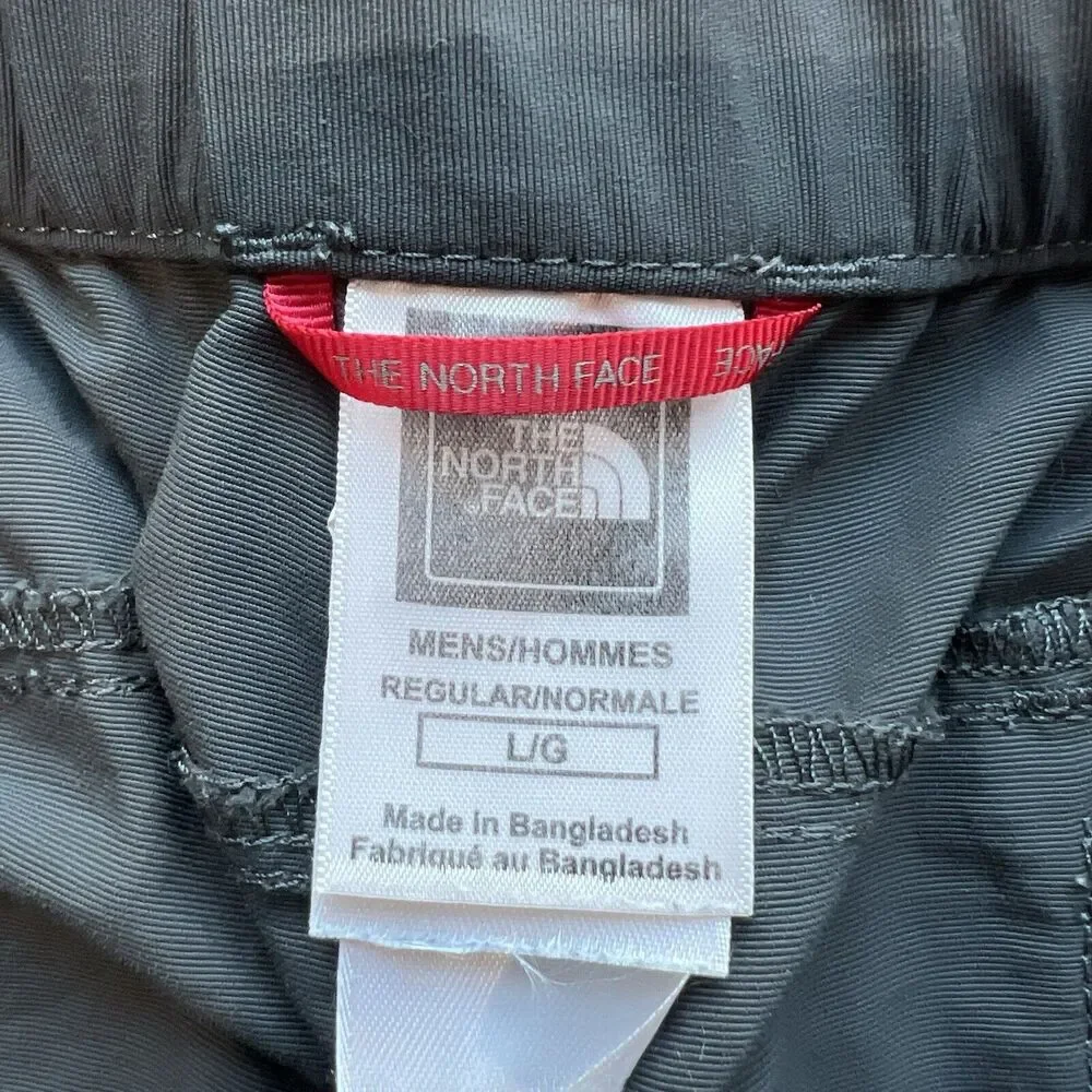 The North Face Convertible‎ Pants Mens XLarge Gray Short Zip Off Outdoor Hiking
