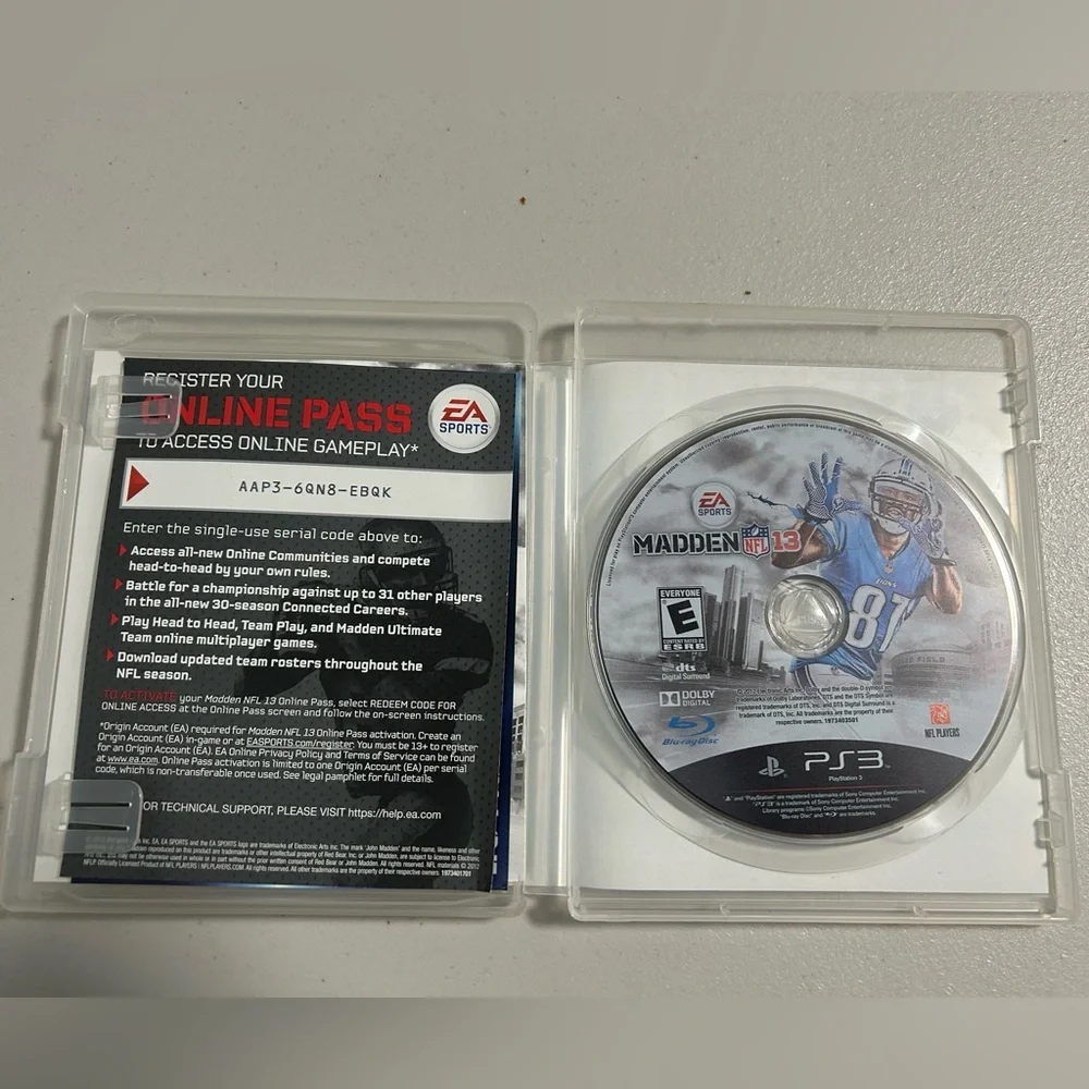 Sony disc nfl