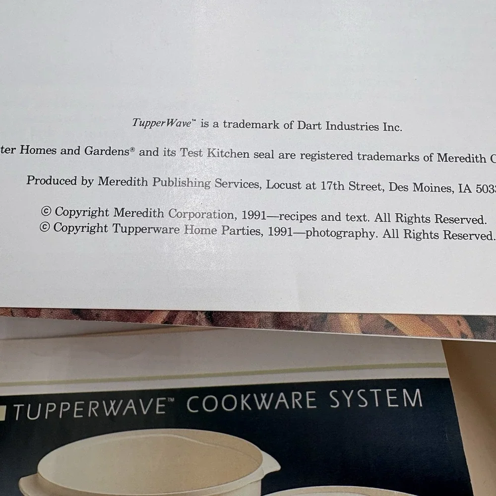 Vintage Tupperware 3 Pc Stackable Cooker In The Microwave Recipe Book Almond