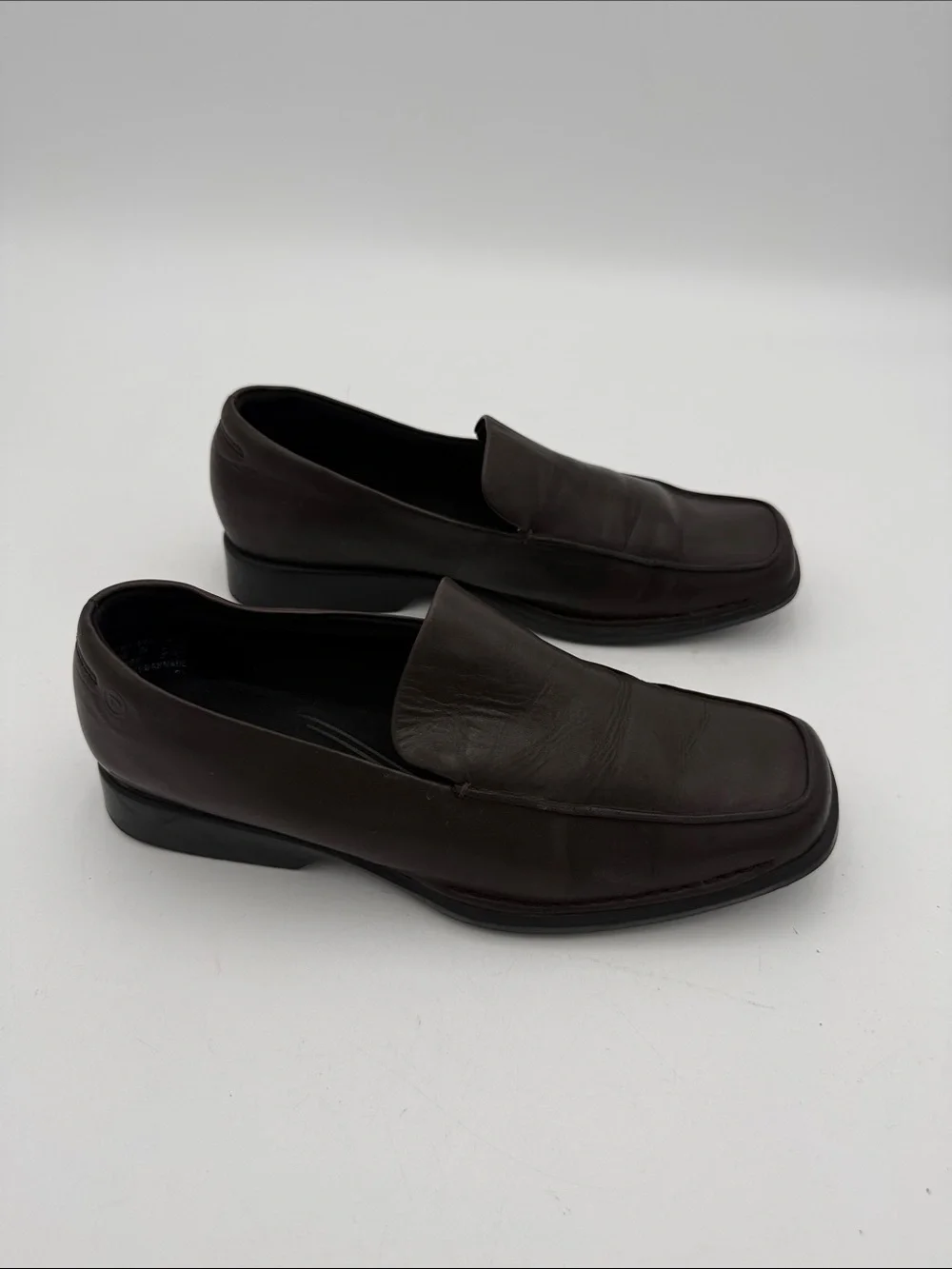 Rockport Classic Slip-On Loafers Dark Brown casual office vintage retro Y2K