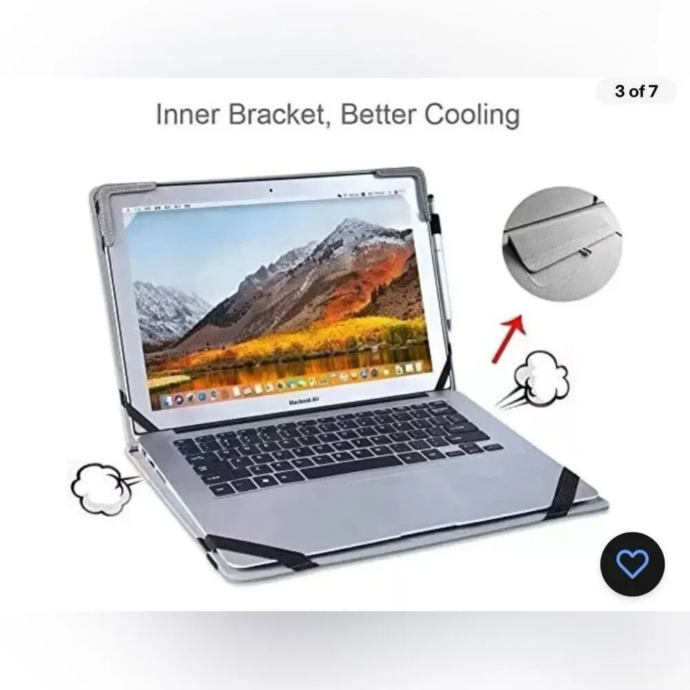 Beefed blue and‎ brown case cover compatible with Lenovo yoga