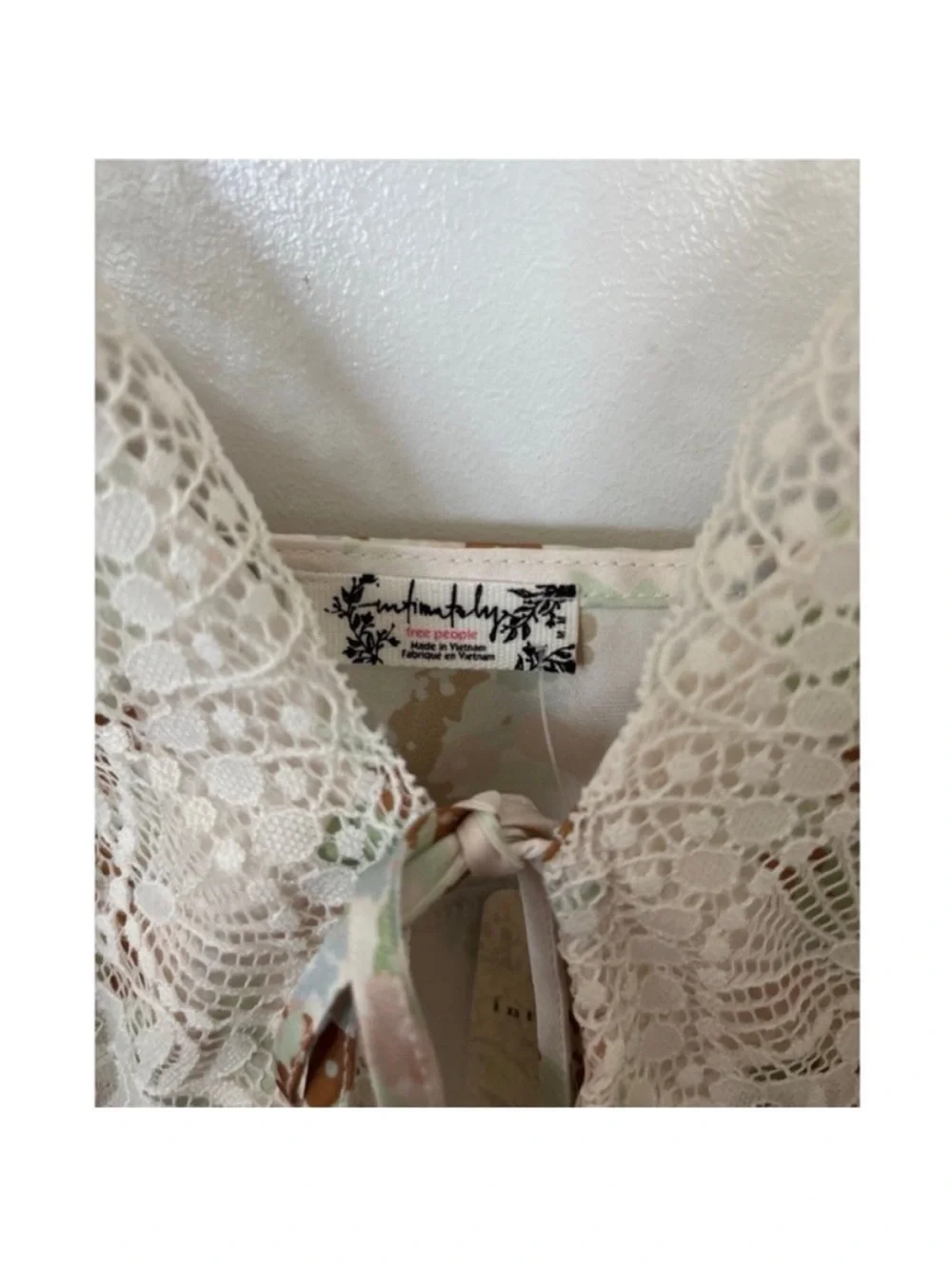 FREE PEOPLE Countryside Floral Lace Slip Dress
