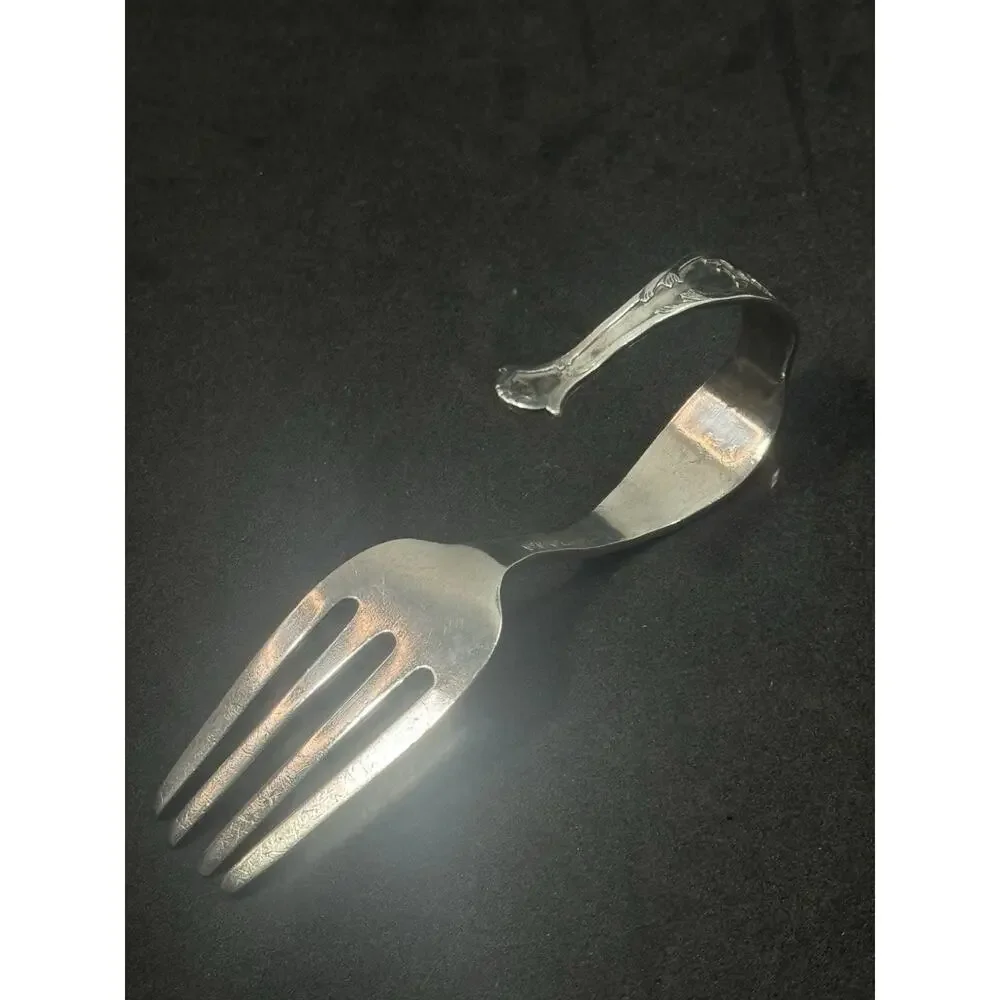 Paye & Baker Sterling Loop Handle BABY Fork