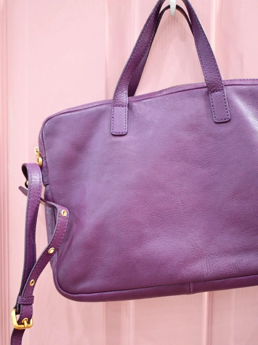 Marc By Marc Jacobs structured purple