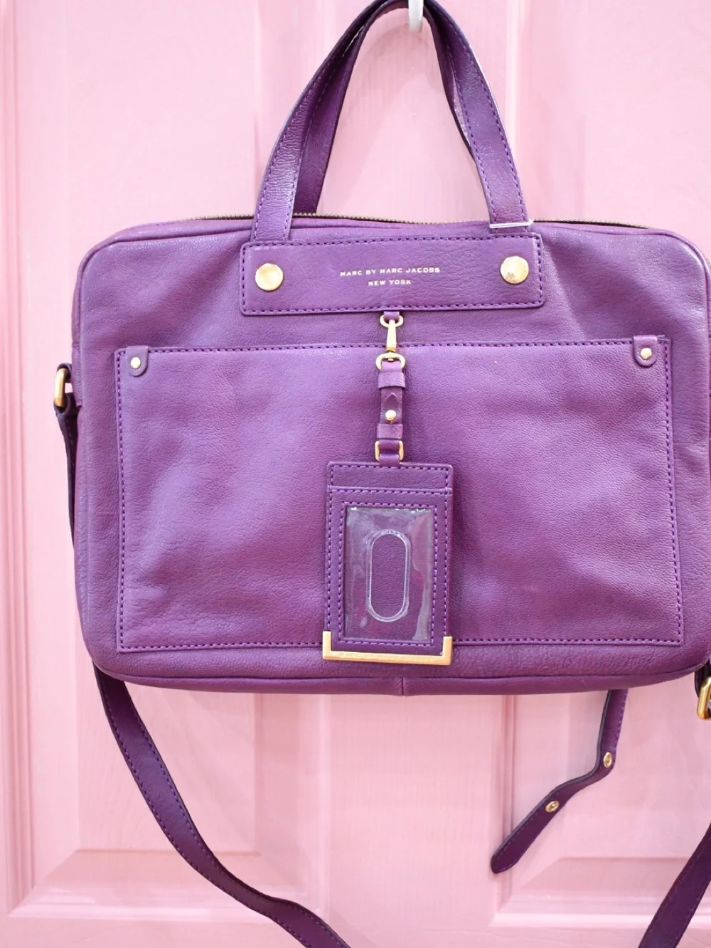 Marc By Marc Jacobs structured purple