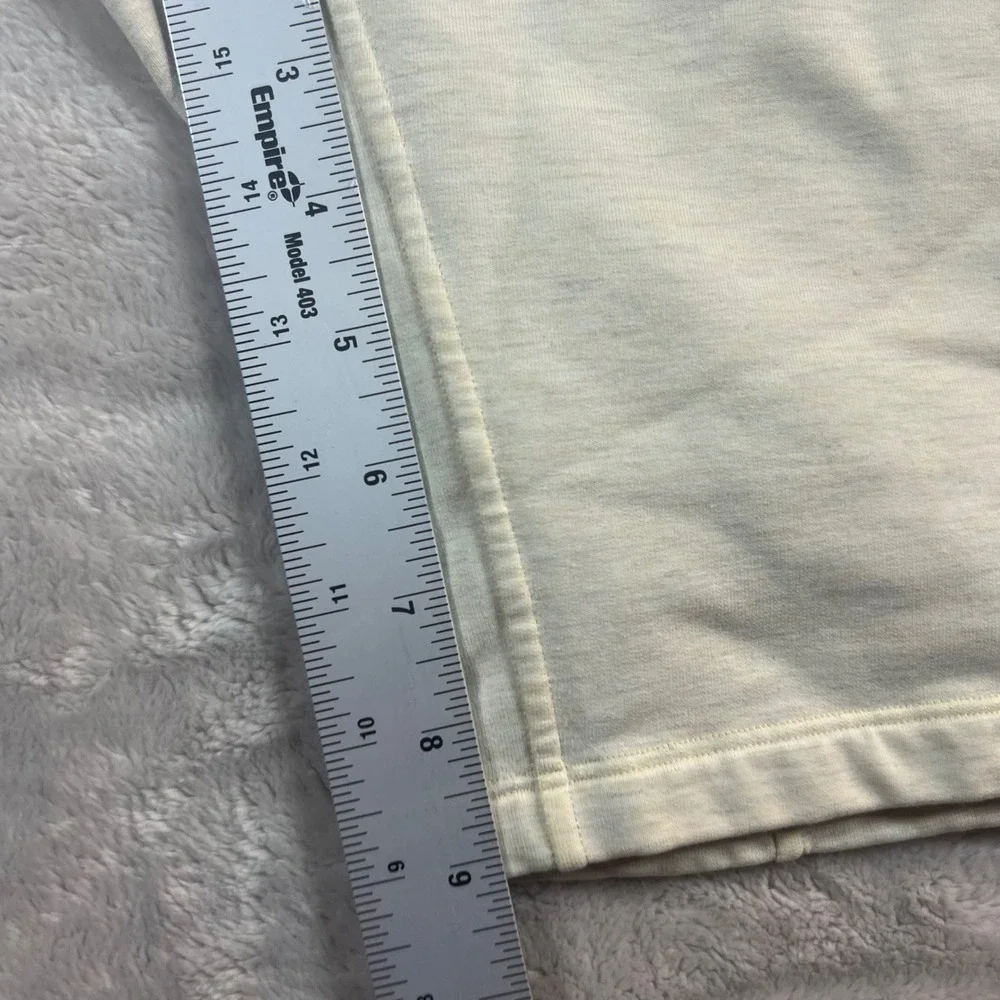Lululemon Men's Medium City Sweat Shorts YellowCream Heathered 9 Inch Inseam