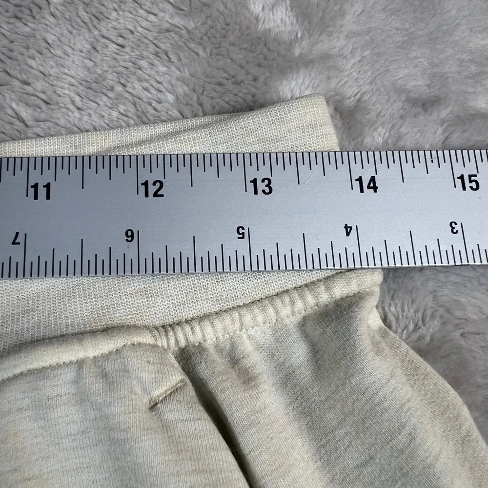 Lululemon Men's Medium City Sweat Shorts YellowCream Heathered 9 Inch Inseam