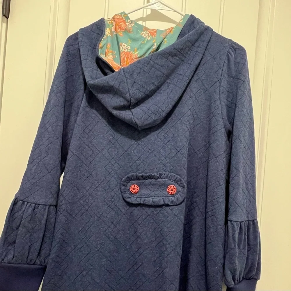 Matilda Jane Girl’s Just Imagine Terry Hooded Lined Jacket Size 16