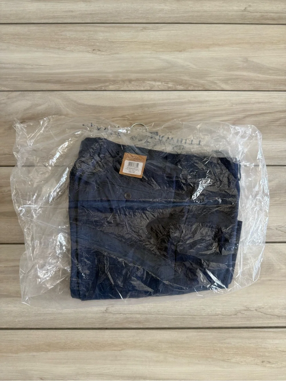Charles Tyrwhitt Pure Linen Check Pants Blue 32w/32L NWT