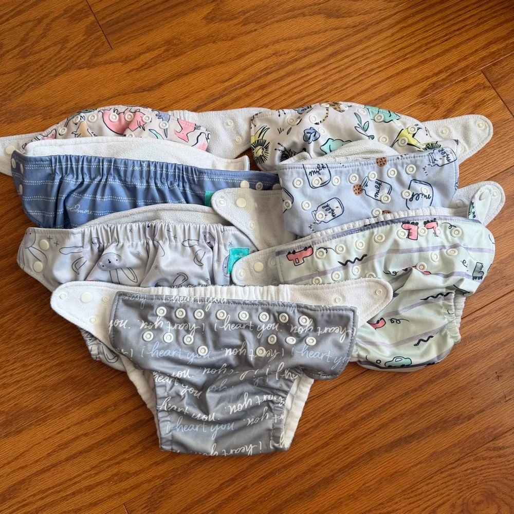 Pampers Pure Reusable Cloth Hybrid Diaper Cover Diapers Mixed Prints Designs