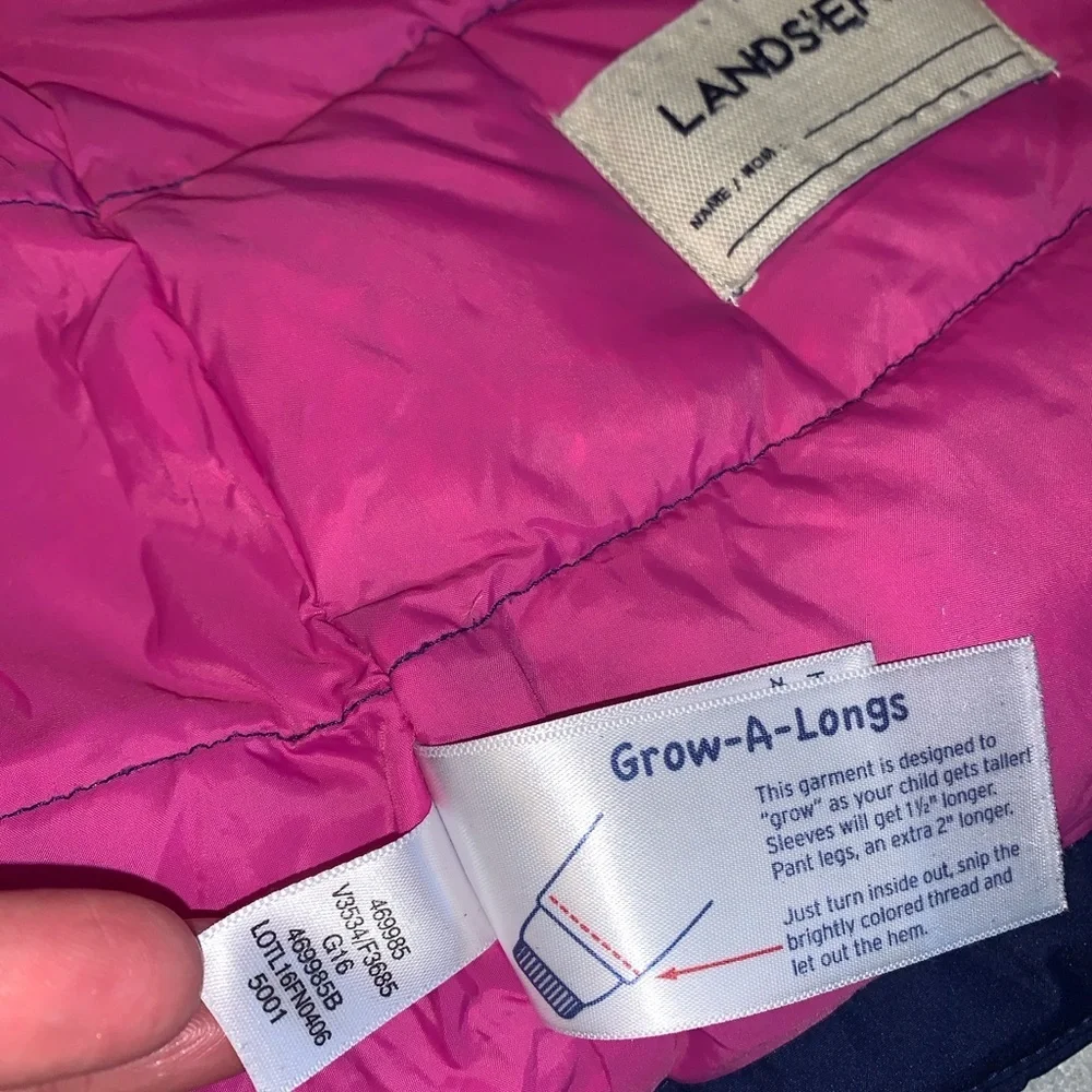 Lands End sherpa interior