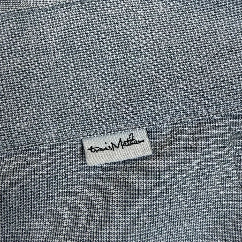 Travis Mathew Mens Grey Heathered Performance Golf Shorts Size 38 Stretch 10