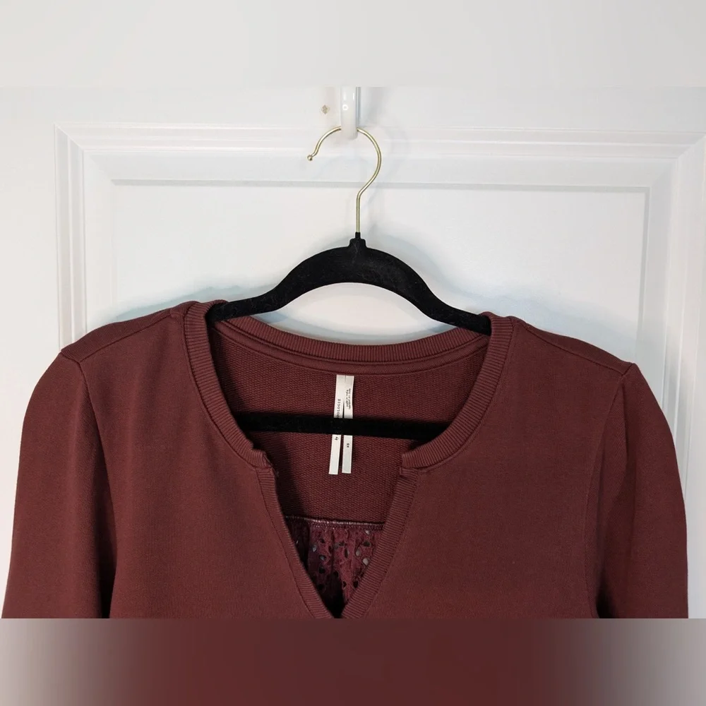 Anthropologie womens maroon