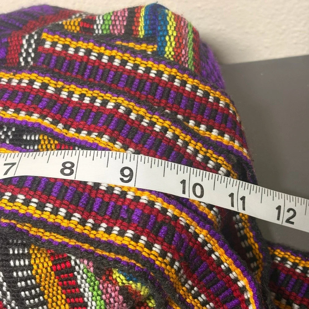 Pinzon Mini Backpack Unisex Small Multicolor Excellent Woven Boho Rucksack