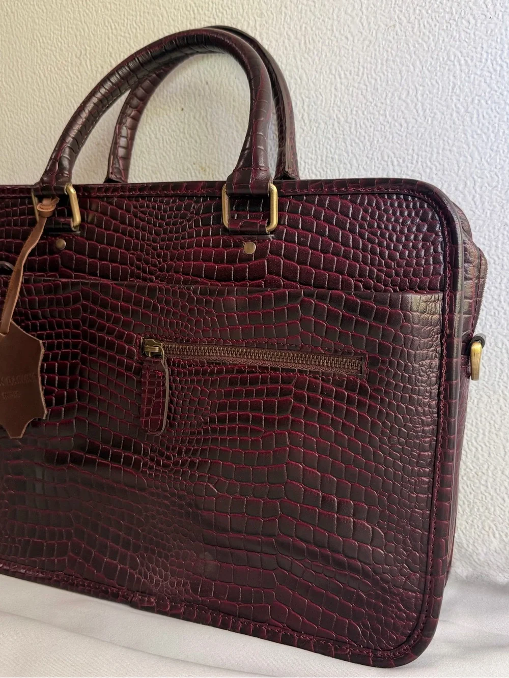 REONN DARLING Laptop Genuine Leather Bag 15 Inch Briefcase for Men | NEW