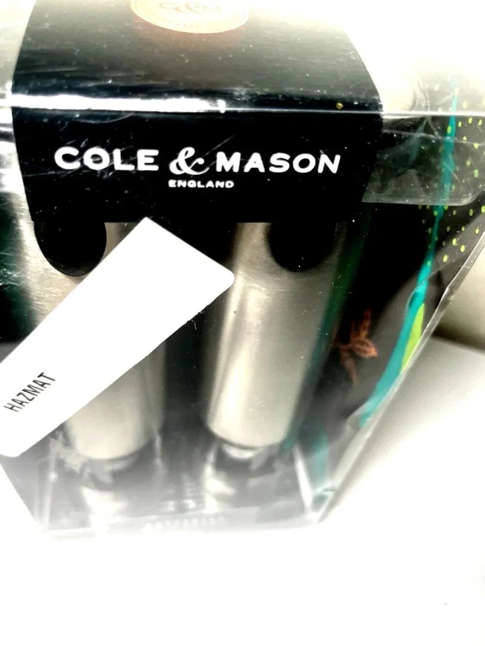 Cole & Mason Battersea Electric Salt & Pepper Mill Set Stainless Steel