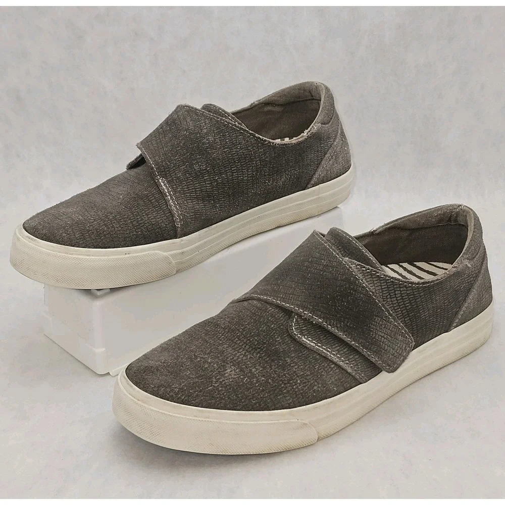 Taos Soul Taupe Embossed Suede EU 40 US 9.5 Women's Sneaker Shoes Arch Support