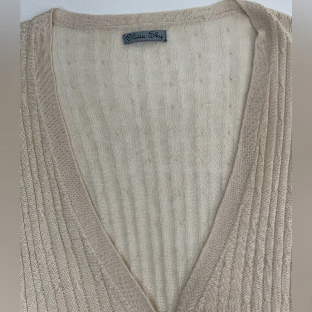 Olivia Sky linen blend