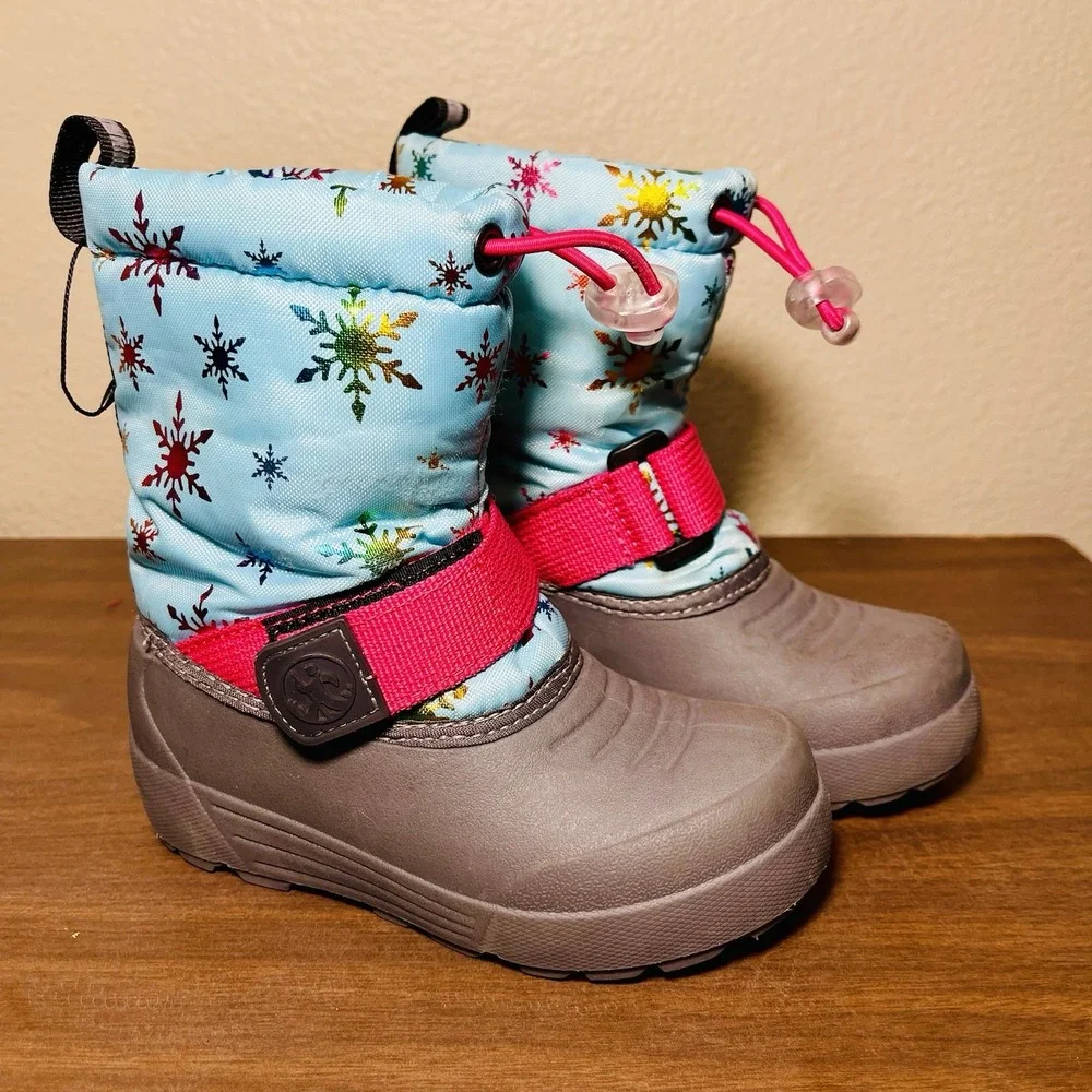 Northside Toddler's Frosty Insulated Snow Winter Boots‎ Blue Multi Size 7