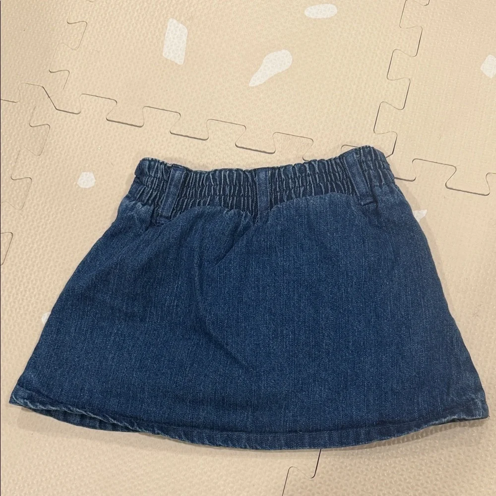 Vintage Snugabye Dark Blue Denim Skort
