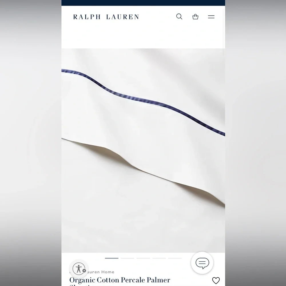 Ralph Lauren white flat
