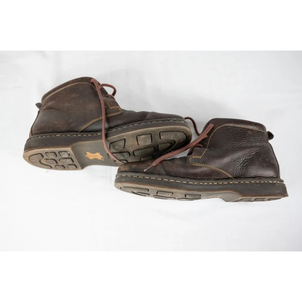 Born Chukka Boots Mens 10 Brown Good Leather Lace Up Ankle M6021 casual
