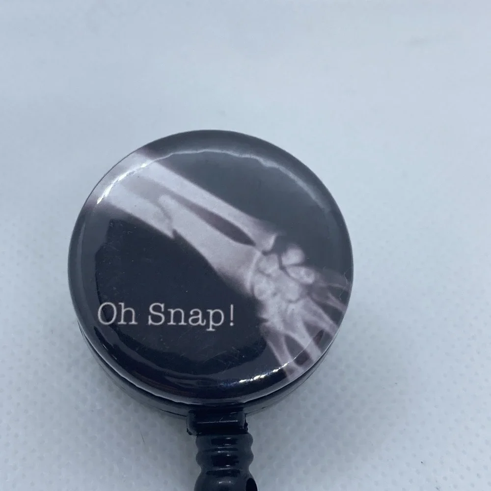 Retractable Badge Holder With Clip Oh Snap Radiology X-Ray