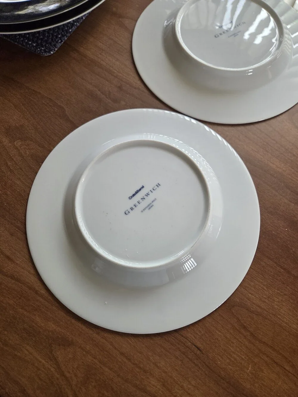 Crate&Barrel white acorn