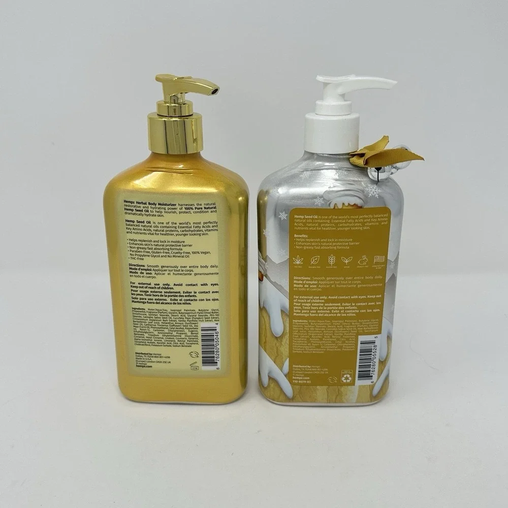 Hempz Vanilla Frost Mountain & Pumpkin Spice Vanilla Chai Body Lotion 17oz