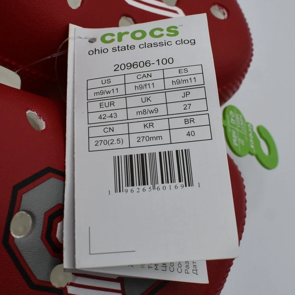 CROCS rep buckeyes