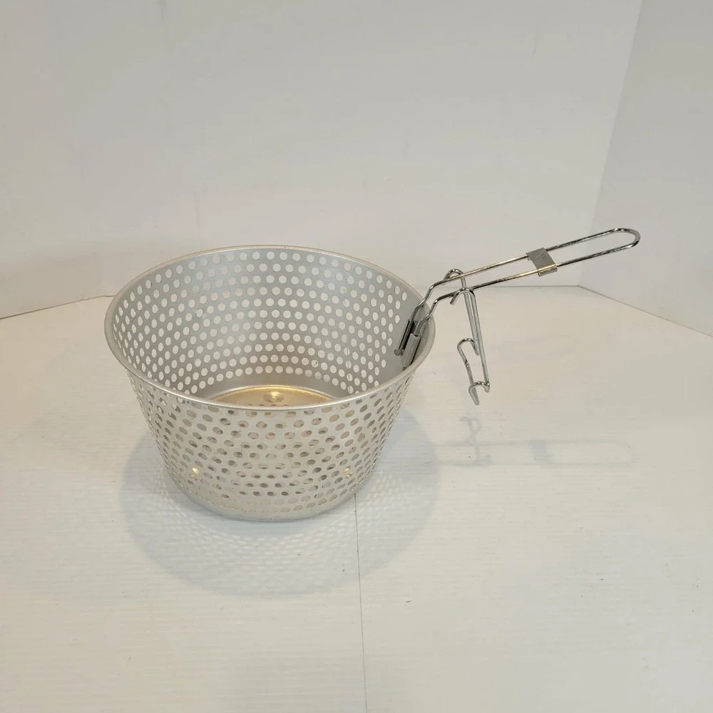 Dazey DCP-6 Chefs Pot Deep Fryer Part Basket Insert With Handle Aluminum