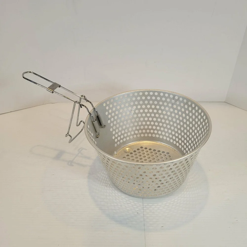 Dazey DCP-6 Chefs Pot Deep Fryer Part Basket Insert With Handle Aluminum