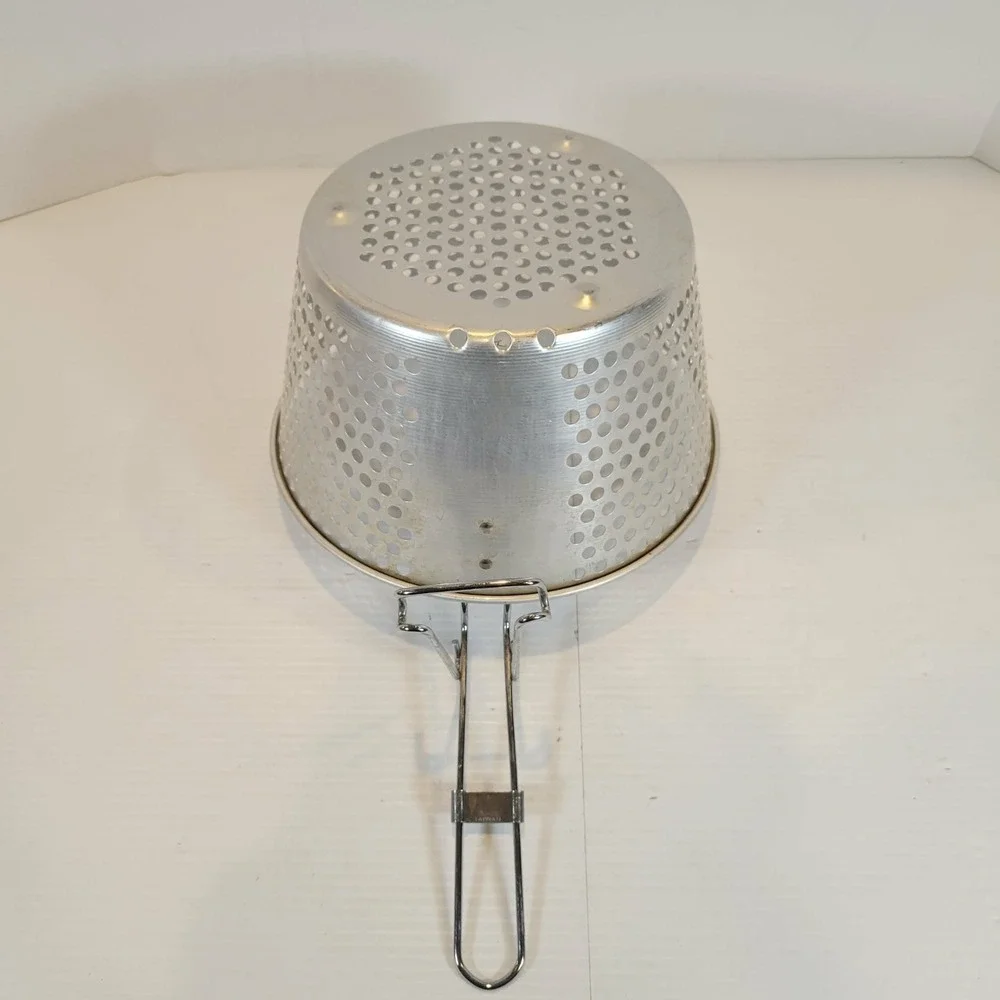 Dazey DCP-6 Chefs Pot Deep Fryer Part Basket Insert With Handle Aluminum