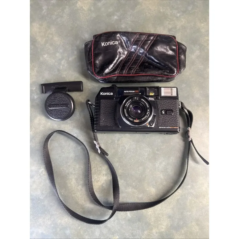 Konica C35 MF Parts Repair Auto Focus 35mm Film Camera Hexanon 38mm F2.8 Japan