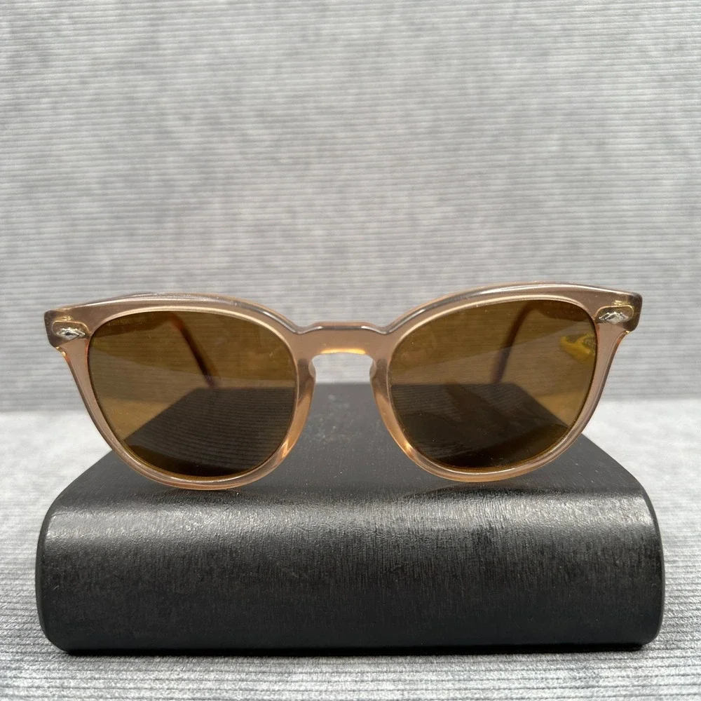 Oliver Peoples Sheldrake Plus Sunglasses Buff Brown OV5315SU 15105D 52mm Italy